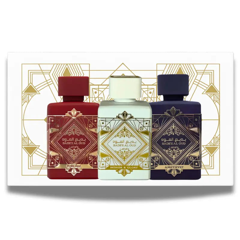 Kit 3 Perfumes Sublime, Honor&Glory, Amethyst